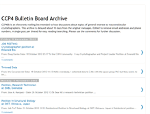 Tablet Screenshot of ccp4bb.blogspot.com