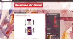 Desktop Screenshot of anamericangirlworld.blogspot.com