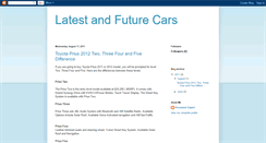 Desktop Screenshot of latest-car-info.blogspot.com