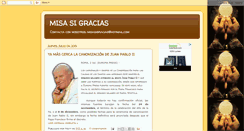 Desktop Screenshot of misa--si--gracias.blogspot.com