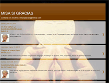 Tablet Screenshot of misa--si--gracias.blogspot.com