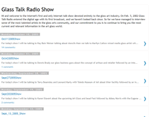 Tablet Screenshot of glasstalkradio.blogspot.com