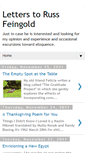 Mobile Screenshot of letterstorussfeingold.blogspot.com