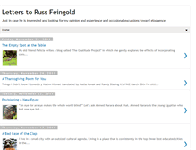 Tablet Screenshot of letterstorussfeingold.blogspot.com