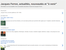 Tablet Screenshot of jacquesferron.blogspot.com