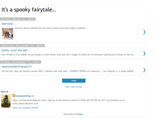 Tablet Screenshot of itsaspookyfairytale.blogspot.com