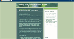 Desktop Screenshot of identitytheftagrowingproblem.blogspot.com