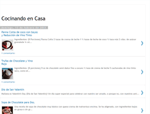 Tablet Screenshot of cocinandoencasayenfamilia.blogspot.com