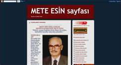 Desktop Screenshot of meteesin.blogspot.com