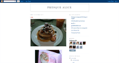 Desktop Screenshot of almost-alice.blogspot.com