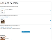 Tablet Screenshot of latinodecalderon.blogspot.com