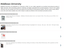 Tablet Screenshot of middlesexuniversity.blogspot.com