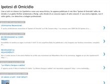 Tablet Screenshot of ipotesidiomicidio.blogspot.com