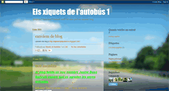 Desktop Screenshot of elsxiquetsdelautobus1.blogspot.com