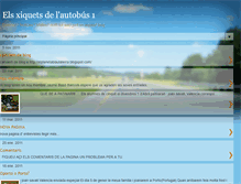 Tablet Screenshot of elsxiquetsdelautobus1.blogspot.com