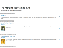 Tablet Screenshot of fightingdebutante.blogspot.com