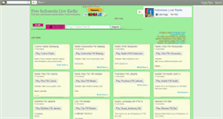 Desktop Screenshot of indonesianradio.blogspot.com