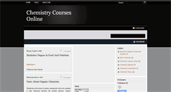 Desktop Screenshot of chemistry-courses.blogspot.com