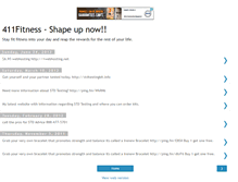 Tablet Screenshot of 411fitness.blogspot.com
