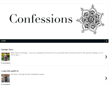 Tablet Screenshot of confessionobsession.blogspot.com