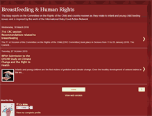 Tablet Screenshot of breastfeedingandhr.blogspot.com