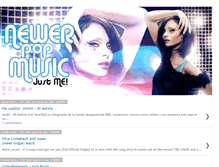 Tablet Screenshot of newerpopmusic.blogspot.com