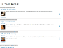 Tablet Screenshot of princeizudin.blogspot.com