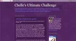 Desktop Screenshot of chellesultimatechallenge.blogspot.com