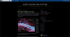 Desktop Screenshot of alephsectorfiction.blogspot.com