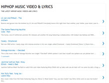 Tablet Screenshot of hiphopmusicvideolyrics.blogspot.com