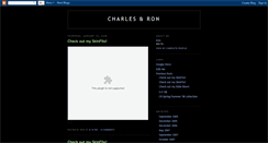 Desktop Screenshot of charlesandron.blogspot.com