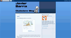 Desktop Screenshot of javier-barria.blogspot.com