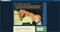 Desktop Screenshot of kornflaketheliterarydog.blogspot.com