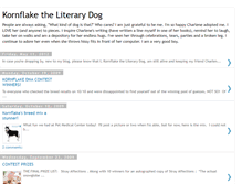 Tablet Screenshot of kornflaketheliterarydog.blogspot.com
