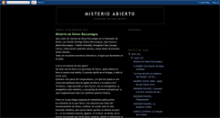 Desktop Screenshot of misterioabierto.blogspot.com