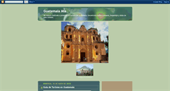 Desktop Screenshot of guateinolvidable.blogspot.com