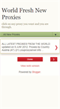 Mobile Screenshot of freshnewproxies2.blogspot.com