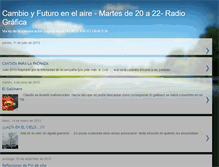 Tablet Screenshot of cambioyfuturoenelaire.blogspot.com