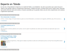 Tablet Screenshot of deporteentoledo.blogspot.com
