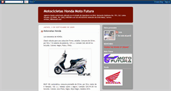 Desktop Screenshot of motocicletashondafutura.blogspot.com