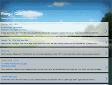 Tablet Screenshot of bengalcats-99.blogspot.com