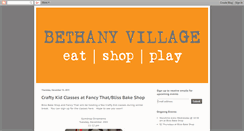 Desktop Screenshot of bethanyvillageevents.blogspot.com