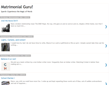 Tablet Screenshot of matrimonialguru.blogspot.com