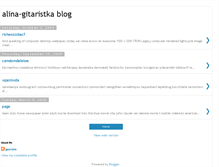 Tablet Screenshot of alina-gitaristka.blogspot.com