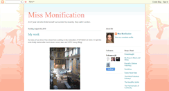 Desktop Screenshot of missmonification.blogspot.com