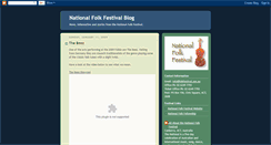 Desktop Screenshot of folkfestival.blogspot.com