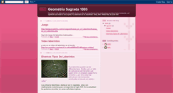 Desktop Screenshot of geometria-arkana.blogspot.com