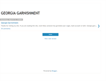 Tablet Screenshot of georgiagarnishment.blogspot.com