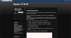 Desktop Screenshot of masterofwow.blogspot.com