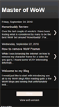 Mobile Screenshot of masterofwow.blogspot.com